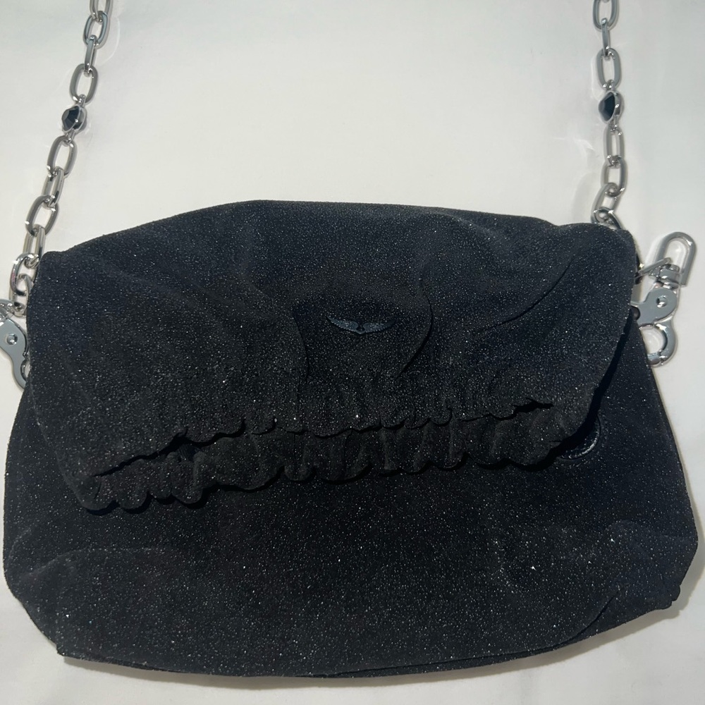 ZADIG VOLTAIRE sparkly black gorgeous purse!!!